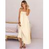 MEROKEETY Women’s Boho Maxi Dresses 2026 Spaghetti Straps Spring Summer Sundress Casual Beach Vacation Long Dresses(Apricot)