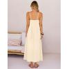 MEROKEETY Women’s Boho Maxi Dresses 2026 Spaghetti Straps Spring Summer Sundress Casual Beach Vacation Long Dresses(Apricot)