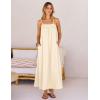 MEROKEETY Women’s Boho Maxi Dresses 2026 Spaghetti Straps Spring Summer Sundress Casual Beach Vacation Long Dresses(Apricot)