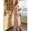 MEROKEETY Women’s Summer Sleeveless Floral Maxi Dress 2026 Bodycon Mesh Wedding Guest Cocktail Formal Party Dresses(Lightpink)