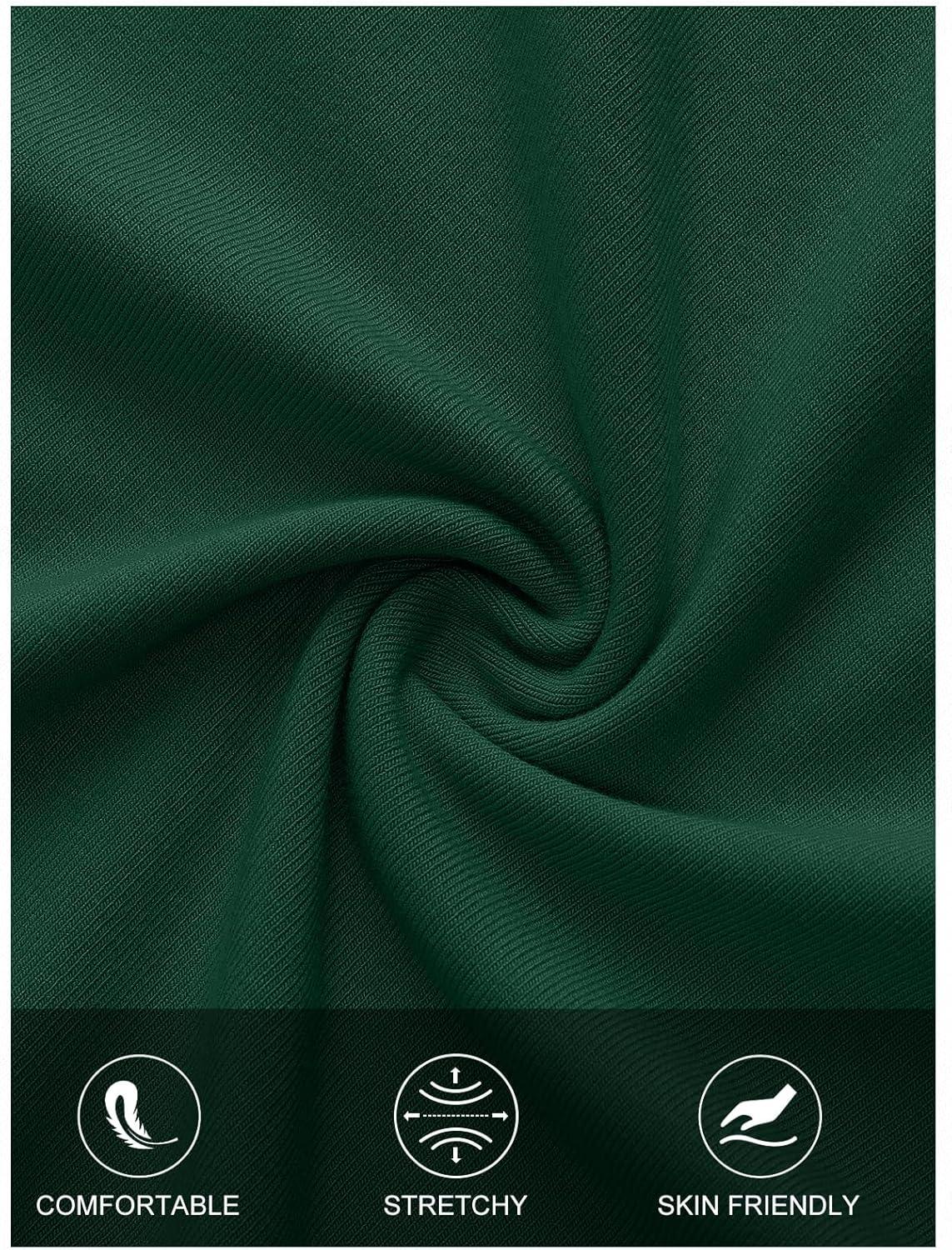 imageMEROKEETY Womens 2025 Fall Long Sleeve Midi Dress Elegant Boat Neck Ruched Swing Cocktail Party DressesDark Green