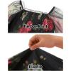 MEROKEETY Women’s 2025 Summer Short Sleeve Floral Tulle Dress Square Neck Smocked Party Wedding Boho Maxi Dresses(Black)