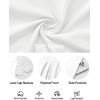 MEROKEETY Women’s Casual Summer T Shirt Dress Beach Vacation Lace Sleeveless Flowy Pleated Mini Sundress(White)