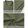 MEROKEETY Women’s Summer Casual Maxi Dress 2026 Cap Sleeve V Neck Collared Beach Vacation T Shirt Long Dresses(Army Green)