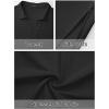 MEROKEETY Women’s Summer Casual Maxi Dress 2026 Cap Sleeve V Neck Collared Beach Vacation T Shirt Long Dresses(Black)
