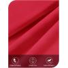 MEROKEETY Summer Spring Maxi Dresses for Women 2026 Beach Vacation Casual Short Sleeve Long T Shirt Sundress with Pockets(Red)
