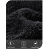 MEROKEETY Sweaters for Women Fall 2026 V Neck Oversized Cozy Chunky Knit Long Sleeve Fuzzy Fleece Pullover Winter Outfits(Black)