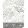 MEROKEETY Sweaters for Women Fall 2026 V Neck Oversized Cozy Chunky Knit Long Sleeve Fuzzy Fleece Pullover Winter Outfits(White)