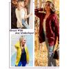 MEROKEETY Women’s 2025 Fall Long Sleeve Cable Knit Sweater Open Front Cardigan Button Loose Outerwear(Light Apricot)