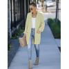 MEROKEETY Women’s 2025 Fall Open Front Chunky Knit Sweater Oversized Lantern Sleeve Cardigan Outwear(Lightgreen)