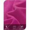 MEROKEETY Women’s 2025 Spring Summer Maxi Dress Casual V Neck Split Beach Vacation Loose Long Dresses(Magenta)