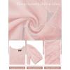 MEROKEETY Women’s 2025 Summer Puff Sleeve Smocked Floral Dress Crewneck Lace Flowy Tiered Midi Dresses(Pink)