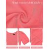 MEROKEETY Women’s 2025 Summer Puff Sleeve Smocked Floral Dress Crewneck Lace Flowy Tiered Midi Dresses(Watermelon)