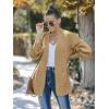 MEROKEETY Women’s Chunky Cardigan Sweaters 2025 Lantern Long Sleeve Oversized Knit Outerwear with Pockets(Light Khaki)
