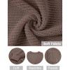 MEROKEETY Women’s Chunky Cardigan Sweaters 2025 Lantern Long Sleeve Oversized Knit Outerwear with Pockets(Nutmeg)