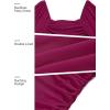 MEROKEETY Women’s Long Sleeve Wedding Guest Formal Dress Fall Winter Ruched Bodycon Mesh Cocktail Party Midi Dresses(Plum)