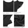 MEROKEETY Women’s Summer 2026 Casual Midi Dress Flutter Sleeve V Neck Smocked Tiered Beach Vacation Dresses(Black)