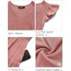 MEROKEETY Women’s Summer 2026 Casual Midi Dress Flutter Sleeve V Neck Smocked Tiered Beach Vacation Dresses(Dusty Pink)