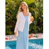 MEROKEETY Women’s Summer Spaghetti Straps Sundress 2026 Casual Sleeveless Floral Lace Eyelet Boho Beach Maxi Dress(Blue)