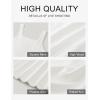 MEROKEETY Women’s Summer Strap Square Neck Mini Dress Sleeveless Pleated A Line Swing Sweater Dress(White)
