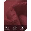 MEROKEETY Women’s Winter Off Shoulder Bodycon Sweater Dress 2026 Spring Formal Long Sleeve Elegant Club Party Midi Dresses(Burgundy)