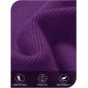 MEROKEETY Women’s Winter Off Shoulder Bodycon Sweater Dress 2026 Spring Formal Long Sleeve Elegant Club Party Midi Dresses(Darkpurple)