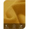 MEROKEETY Women’s Winter Off Shoulder Bodycon Sweater Dress 2026 Spring Formal Long Sleeve Elegant Club Party Midi Dresses(Ginger)