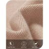 MEROKEETY Women’s Winter Off Shoulder Bodycon Sweater Dress 2026 Spring Formal Long Sleeve Elegant Club Party Midi Dresses(Khaki)
