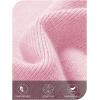 MEROKEETY Women’s Winter Off Shoulder Bodycon Sweater Dress 2026 Spring Formal Long Sleeve Elegant Club Party Midi Dresses(Lightpink)