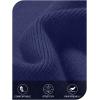 MEROKEETY Women’s Winter Off Shoulder Bodycon Sweater Dress 2026 Spring Formal Long Sleeve Elegant Club Party Midi Dresses(Navy)