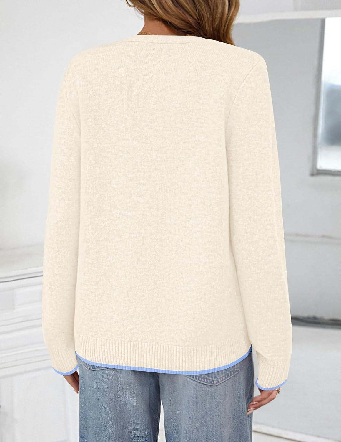 imageMEROKEETY Womens Tie Front Bow Cardigan Sweaters 2025 Long Sleeve Chunky Knit Cute Trendy Fall Winter CoatsWhite