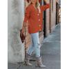 MEROKEETY Cardigan Sweater for Women 2026 Fall Winter Spring Cable Knit Button Up Open Front Long Sleeve Coat(Rust)