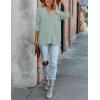 MEROKEETY Cardigan Sweater for Women 2026 Fall Winter Spring Cable Knit Button Up Open Front Long Sleeve Coat(Sage)