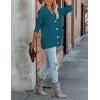 MEROKEETY Cardigan Sweater for Women 2026 Fall Winter Spring Cable Knit Button Up Open Front Long Sleeve Coat(Teal)