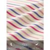 MEROKEETY Women’s 2025 Long Sleeve Top Blouse Fall Casual Trendy Colourful Striped Crewneck Loose Shirts(Beige)