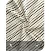 MEROKEETY Women’s 2025 Long Sleeve Top Blouse Fall Casual Trendy Colourful Striped Crewneck Loose Shirts(Grey)