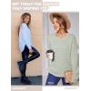 MEROKEETY Women’s 2025 Long Sleeve Waffle Knit Pullover Sweater Crew Neck Solid Color Jumper Tops(Beige)