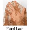 MEROKEETY Womens 2026 Long Sleeve Lace Sheer Mesh Tops Undershirt Sexy See Through Going Out Crewneck Blouse Shirts(Brown)