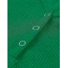 MEROKEETY Women’s 2026 Summer Short Sleeve Tops Casual V Neck T Shirts Ribbed Knit Henley Button Basic Blouse(Forest Green)