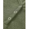 MEROKEETY Women’s 2026 Summer Short Sleeve Tops Casual V Neck T Shirts Ribbed Knit Henley Button Basic Blouse(Green)