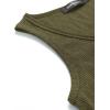 MEROKEETY Women’s 2026 Summer Sleeveless Tank Tops V Neck Ribbed Dressy Casual Henley Shirts Button Loose Cami Tees(Armygreen)