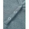 MEROKEETY Women’s 2026 Summer Sleeveless Tank Tops V Neck Ribbed Dressy Casual Henley Shirts Button Loose Cami Tees(Blue)