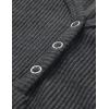 MEROKEETY Women’s 2026 Summer Sleeveless Tank Tops V Neck Ribbed Dressy Casual Henley Shirts Button Loose Cami Tees(Darkgrey)