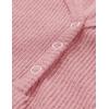 MEROKEETY Women’s 2026 Summer Sleeveless Tank Tops V Neck Ribbed Dressy Casual Henley Shirts Button Loose Cami Tees(Darkpink)