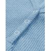 MEROKEETY Women’s 2026 Summer Sleeveless Tank Tops V Neck Ribbed Dressy Casual Henley Shirts Button Loose Cami Tees(Skyblue)