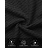 MEROKEETY Women’s 2026 Summer Spring Tunic Babydoll Tops Short Sleeve Waffle Knit Shirts Casual Loose Peplum Blouses(Black)