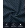 MEROKEETY Women’s 2026 Summer Spring Tunic Babydoll Tops Short Sleeve Waffle Knit Shirts Casual Loose Peplum Blouses(Navy)