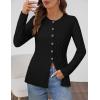 MEROKEETY Women’s Cable Knit Peplum Cardigan Sweaters 2026 Trendy Fall Open Front Button Down Soft Knitted Coat(Black)