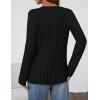MEROKEETY Women’s Cable Knit Peplum Cardigan Sweaters 2026 Trendy Fall Open Front Button Down Soft Knitted Coat(Black)
