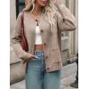 MEROKEETY Women’s Cardigan Sweaters 2026 Fall Trendy Chunky Knit Button Up Cute Winter Long Sleeve Open Front Coats(Cashmere)